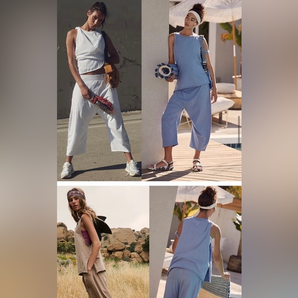 COPY - 💙NWOT FREE PEOPLE HOT SHOT RELAXED SET - Picture 2 of 10